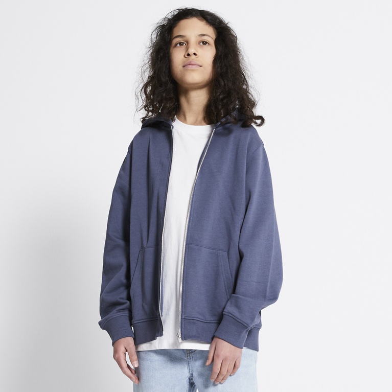 Zip hoodie "Tom star" Indigo